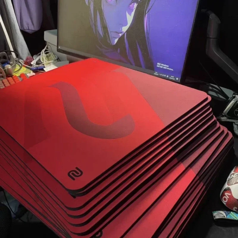 Alfombrilla de ratón para juegos, personalizada, incandescente, parte superior fina, profesional, goma Natural, 6mm, alfombrilla para juegos, alfombrilla de mesa gris grande y suave para deportes - imagen 4