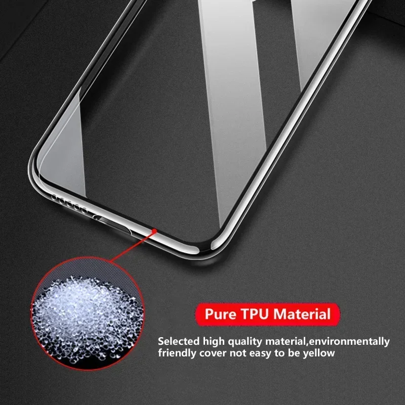 Funda de teléfono transparente para Samsung Galaxy M53, M33, M23, M13, M62, M52, M42, M32, M22, M12, M02, M02S, F23, F13, 5G, silicona suave, delgada, cubierta de lujo - imagen 5