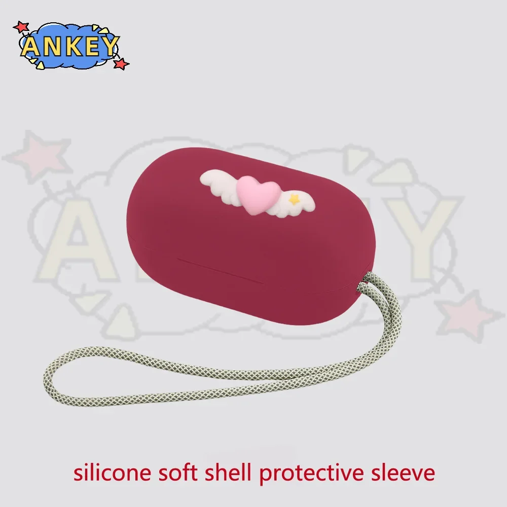 Funda protectora de silicona suave para auriculares JBL Reflect Flow Pro, Mini NC, Aero, Lovely Dog - imagen 2