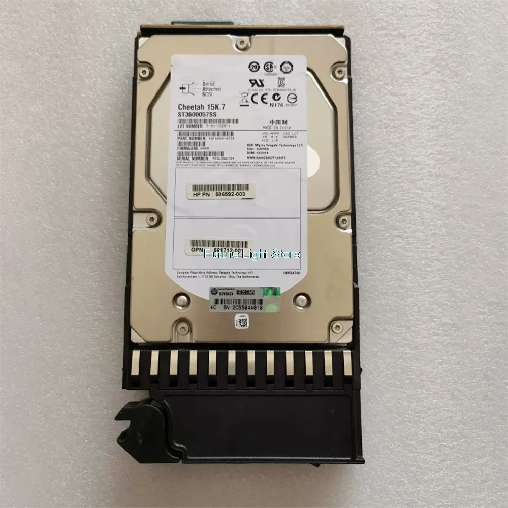 Disco duro del servidor AP860A P2000G3 para H/P 601777-001 600G 15K SAS FC 3,5" - imagen 3