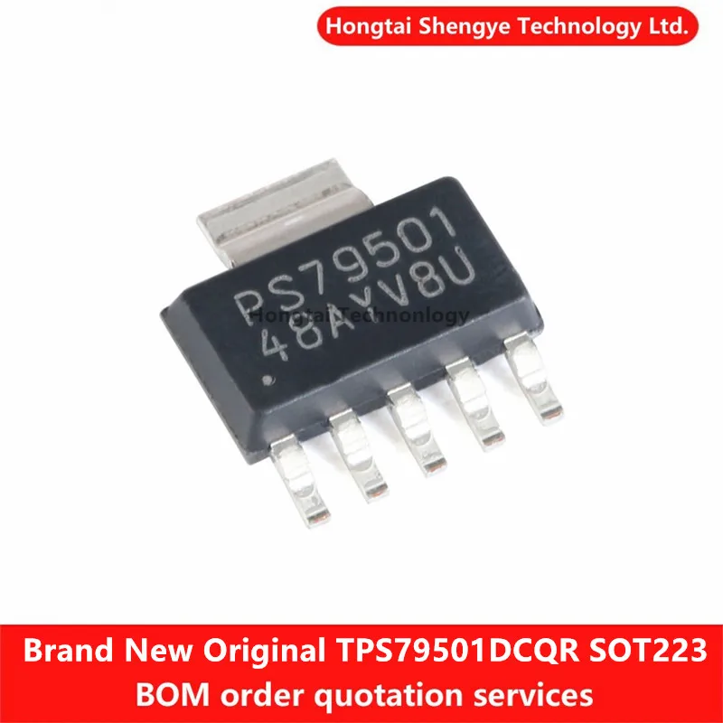 Nuevo Chip regulador lineal de baja caída TPS79501DCQR SOT-223-6 500mA genuino