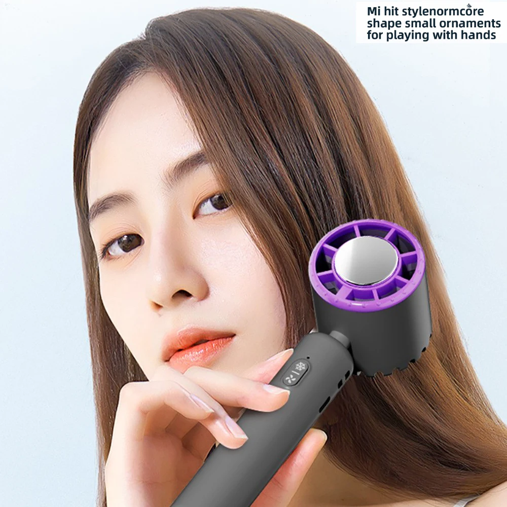 2025 nuevo Mini ventilador de 3 velocidades ventilador de refrigeración Camping al aire libre ligero portátil 90 °   Ventiladores de hebilla de montañismo de escritorio de rotación - imagen 4