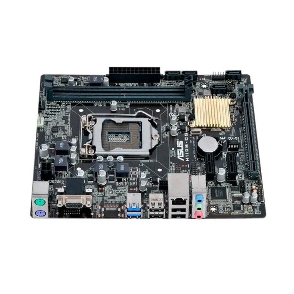 Placa base ASUS H110M-CS H110 LGA 1151 compatible con i7-6700/6700K i5-6500/7500 i3-6100/7100 CPU DDR4 PCIE 3,0 SATA 3 MATX - imagen 3