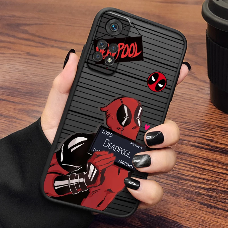 Marvel Deadpool Wade Cool Frosted translúcido para Redmi 8 3 9A 9C 9AT 9 9T 13R 10A 10C 10 11A 12C 12 13C 5G, funda suave para teléfono - imagen 3