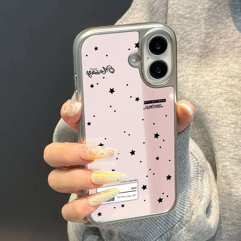 Funda de teléfono PINK STAR para iPhone11/12/13/14/15/16/17 Pro Max AIR PLUS, funda de teléfono epoxi TPU anticaída - imagen 2