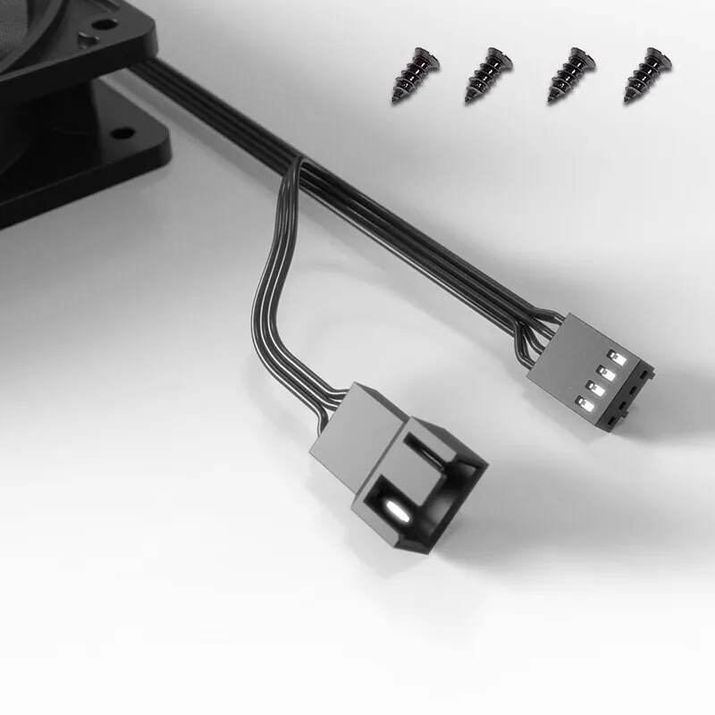 ID-COOLING XF-120-K PWM ventilador con cubierta de PC 120mm ventilador de refrigeración de CPU Control de velocidad ventilador silencioso hidráulico para caja de computadora - imagen 4