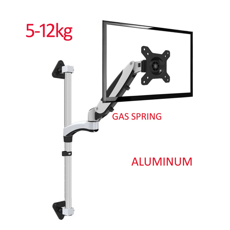 FE120W FE120W-L Soporte de montaje en pared para TV LCD de aluminio, movimiento completo de 360 grados, 10 "-32" 42 ", soporte para Monitor de 5-12kg - imagen 3