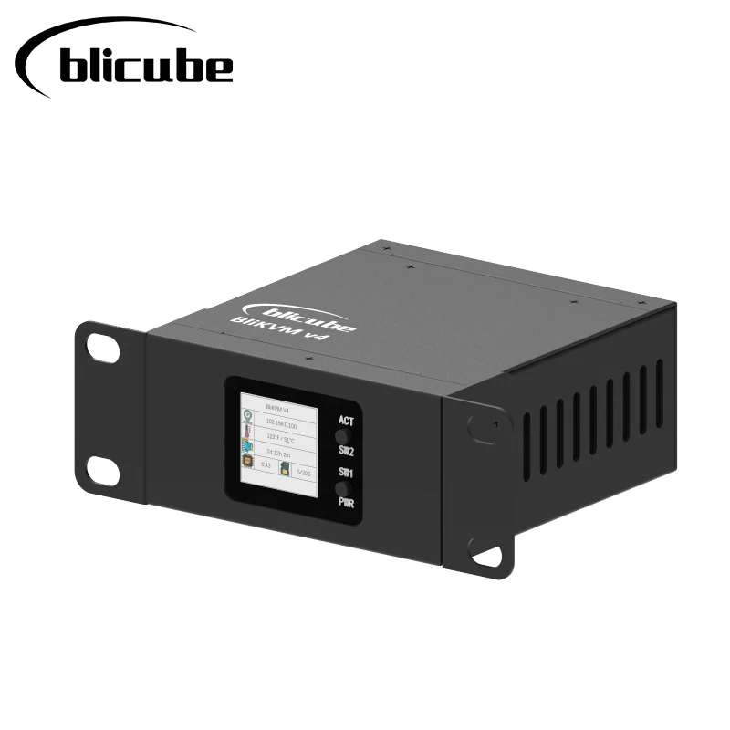 BLiKVM V4 Allwinner H313 SoC KVM sobre PoE 4K bucle de vídeo compatible con HDMI con LCD de 1,33 pulgadas Plug & Play para Windows PiKVM - imagen 2