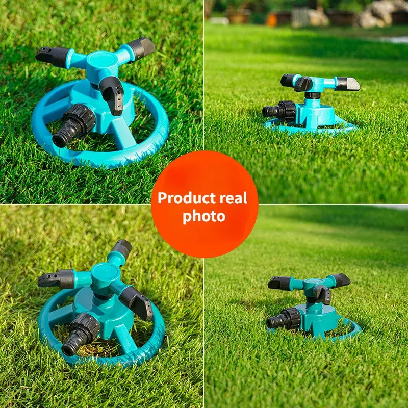 Sprinkler Nozzle 360 Degree Automatic Rotating Water Spray Garden Lawn Automatic Sprinkler Garden Watering Irrigation Supplies - imagen 3