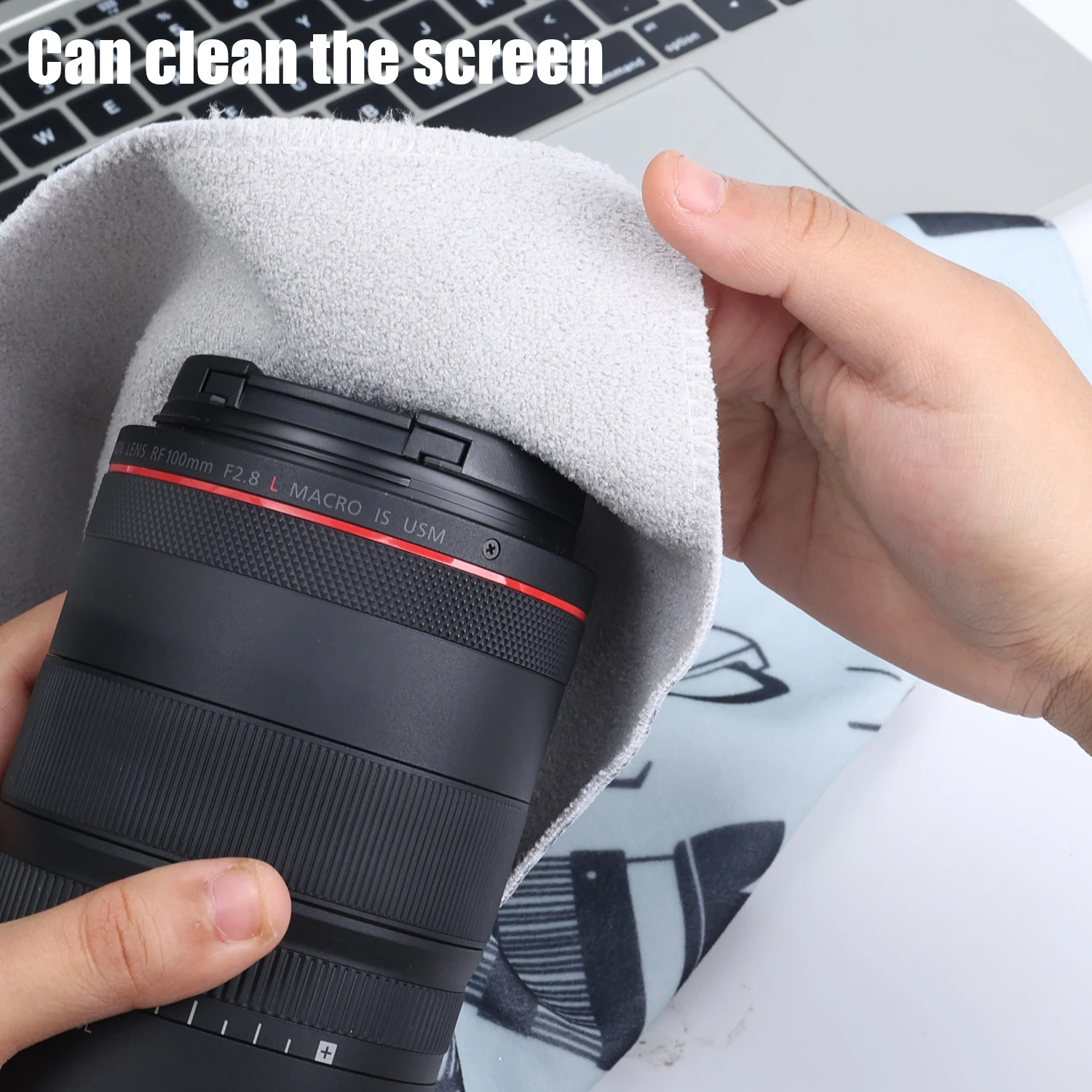 Cubierta protectora para cámara portátil, tela plegable para lente SLR, funda protectora, almacenamiento para envolver, bolsa para fotógrafo - imagen 5