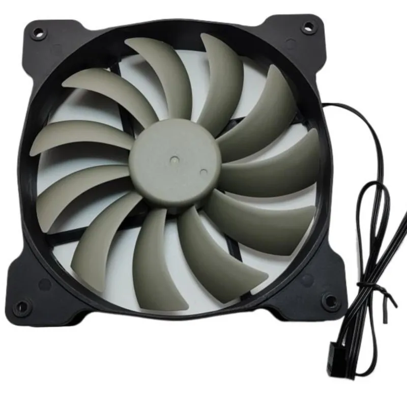 Ventilador del chasis de la caja de la computadora 140m m X 25m m 14CM escritorio silencioso de 3 pines 0.3A - imagen 2