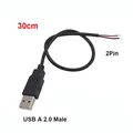 USB A Male 2P