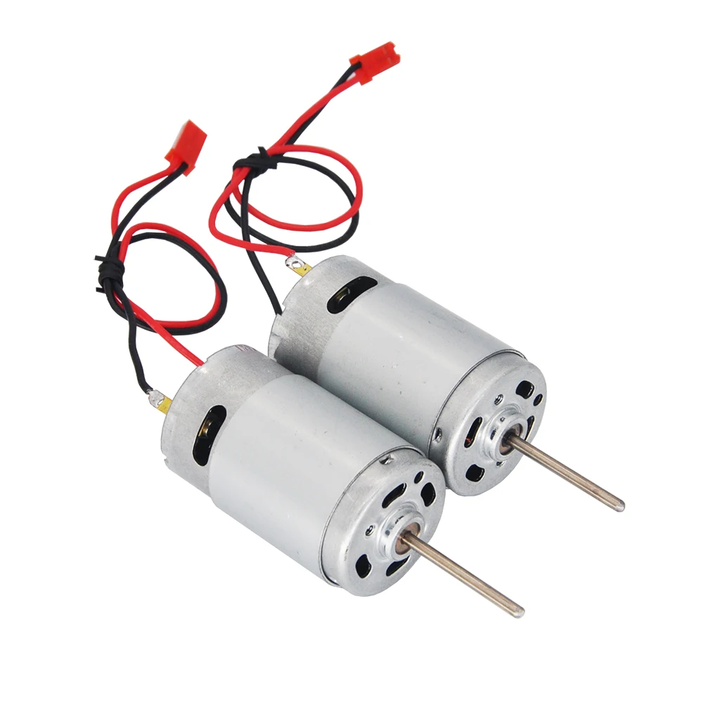 1 par 390 Motor de alta velocidad incorporado con cable 13000RPM/Min 6V-12V DIY para RC Bait Tug Boat accesorios de propulsor submarino - imagen 4