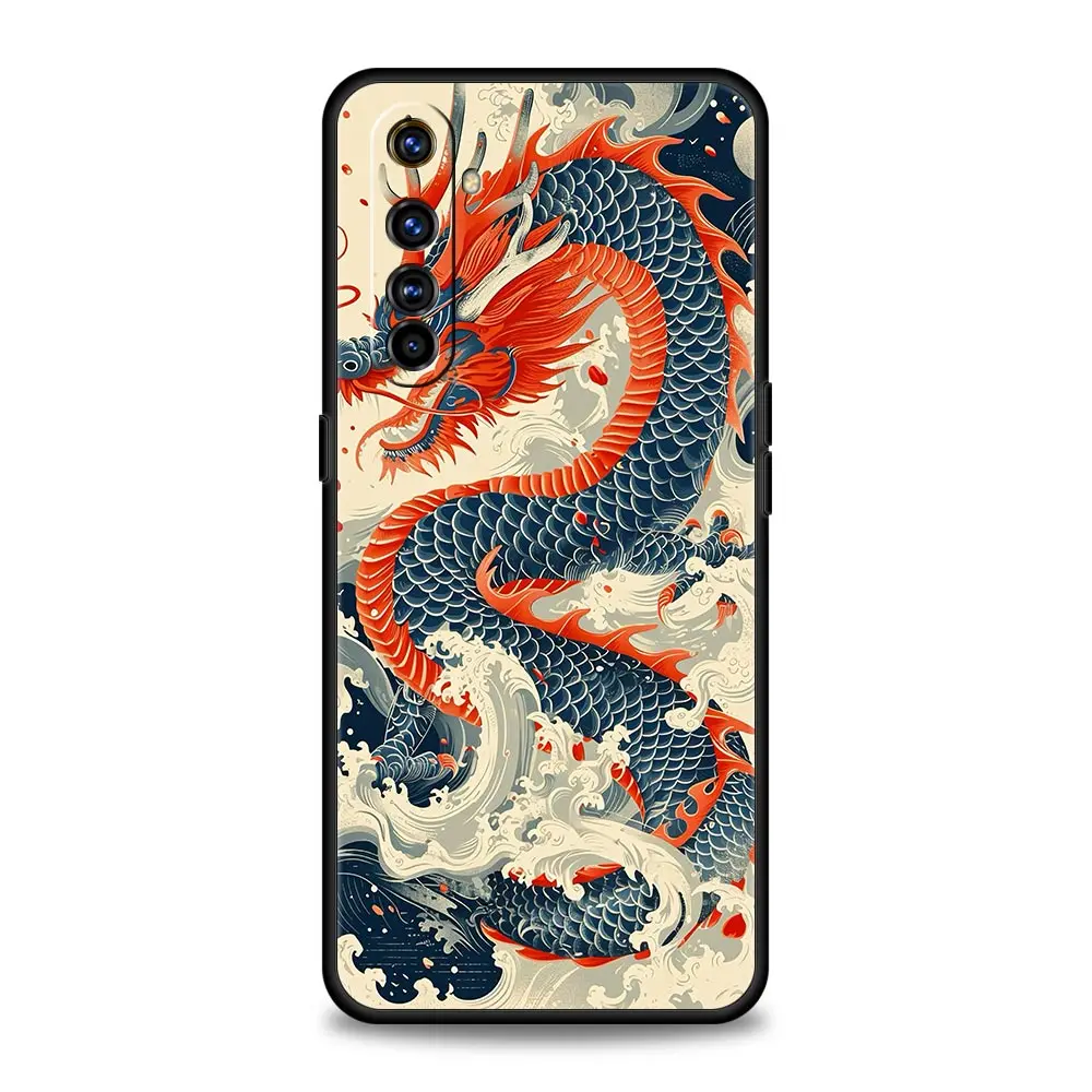 Funda de teléfono con dragón chino de Color ilusorio para Realme 12 11 10 9 8 5G 7 6 GT5 GT3 GT2 Pro C21 C11 C25 C35 GT Neo 2 3 3T 5 - imagen 3