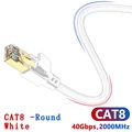 Cat 8 Cable-White