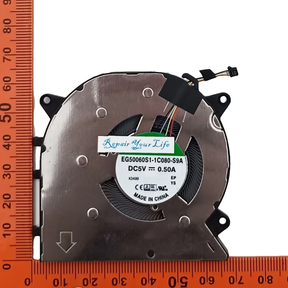 EG50060S1-1C080-S9A ventilador de refrigeración de CPU para Huawei MateBook 14S HKDZ-W56 HKD-W58 W76 W57 radiador enfriador de procesador de ordenador portátil DC5V 0.5A - imagen 2