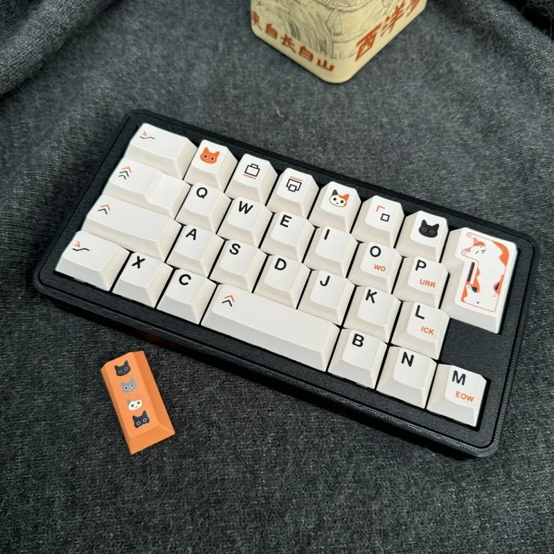 Teclado mecánico RS30 30% teclado mecánico personalizado con cable TYPE-C RGB eje blanco intercambiable en caliente QMK/VIAL DIY Gamers teclado portátil - imagen 5