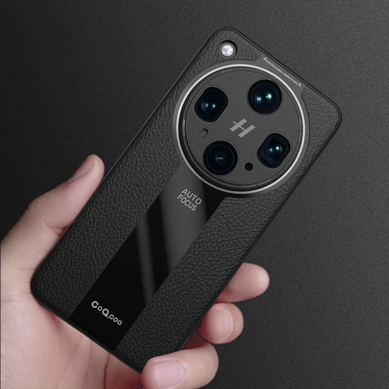 Para OPPO Find X8 Ultra funda ELVEV lujo textura esmerilada PU cuero TPU mate lente protección teléfono cubierta - imagen 5