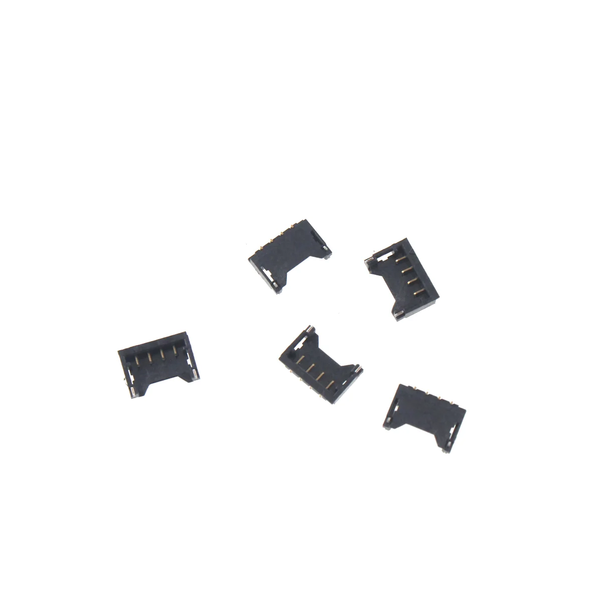 10 Uds 1,2mm reclinado conector base de 1,2 pines terminal Horizontal conector SMT 2P3P4P5P - imagen 5