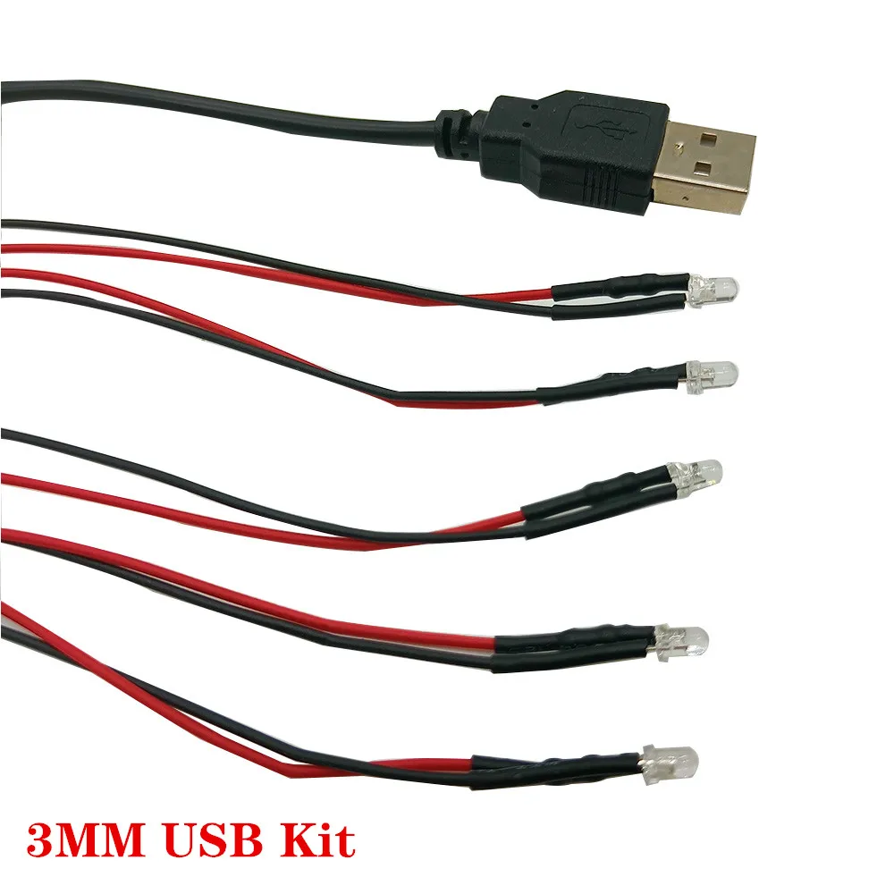 Puerto USB LED con grupo de luces con cable atmósfera luz nocturna fuente de luz manual luz roja, verde, azul y blanca - imagen 5