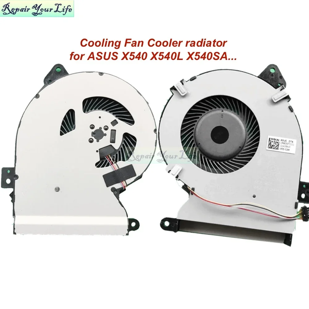 Ventilador de refrigeración de CPU para ordenador portátil, refrigerador para ASUS R541U D541S A541L F541UJ X541S X541SA X541 SC UV UA Notebook, ventiladores enfriadores para PC, radiador nuevo - imagen 3