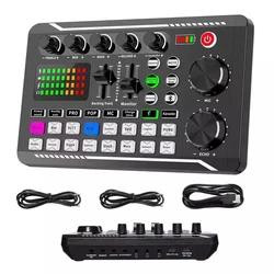 F998 Tarjeta de Sonido Bluetooth con Cambiador de Voz