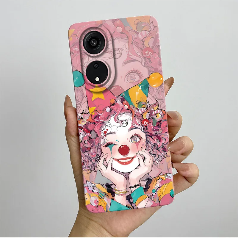 Para Oppo A98 5G F23 5G funda de teléfono moda estilo estético suave silicona líquida a prueba de golpes Fundas protectoras traseras antideslizantes - imagen 5