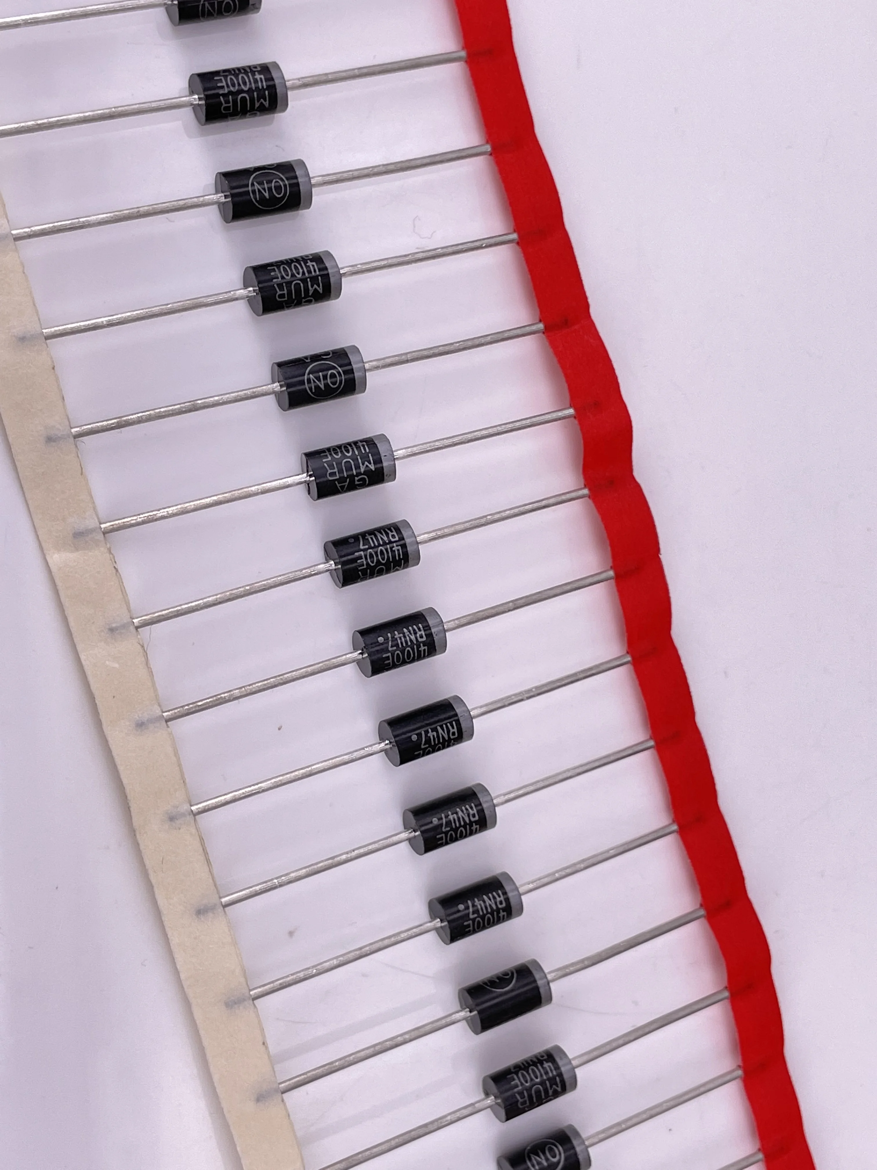 (50 uds) MUR4100 MUR4100ERLG DO-201AD 4A 1000V diodo de recuperación súper rápida