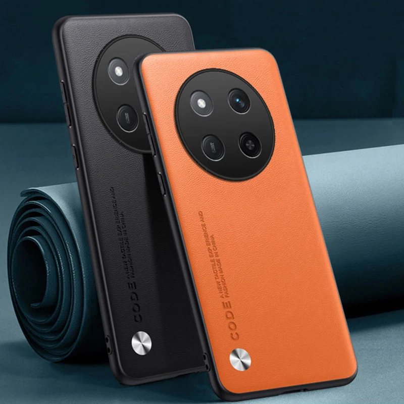 Funda de cuero PU de lujo para Honor X9C Magic7 Lite, funda trasera de silicona con protección completa para teléfono Honor Magic 7 Lite 5G 7Lite - imagen 2