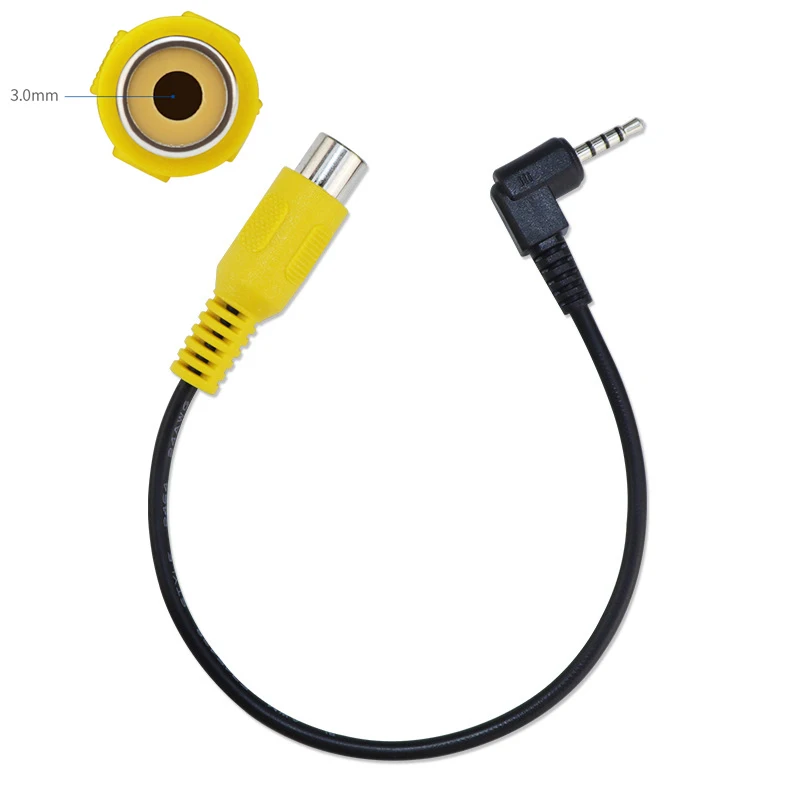 Adaptador de Cable AV en vídeo, conector AV macho de 2,5mm, conector macho a conector hembra RCA para GPS y Cable convertidor de cámara trasera - imagen 4
