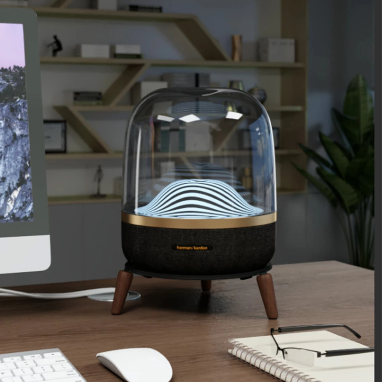 Soporte de altavoz de escritorio para Harman Kardon Aura Studio5/Aura Studio4/Aura Studio 3/Stickes de sonido5/Stick de sonido Soporte de escritorio de 4 altavoces - imagen 4