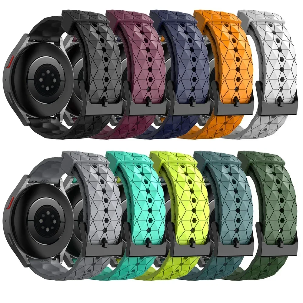 Correa deportiva de 22mm y 20mm para TicWatch Pro 3 Ultra, pulsera E3 E2 S2 Pro X GTW 2021, Correa de silicona para reloj inteligente para hombres y mujeres - imagen 5