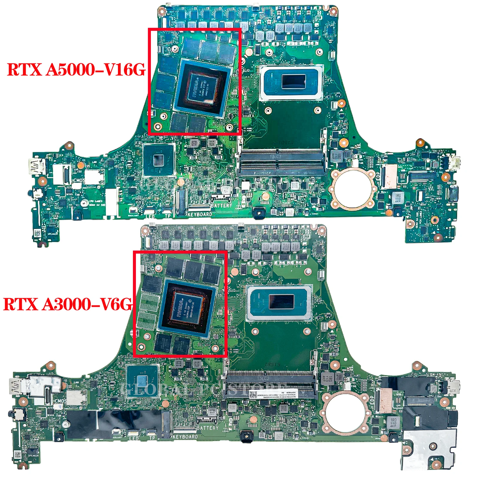 Placa base W7600H3A H7600HM W7600H5A W7600H3 J7600H3A J7600H5A J7600HM para placa base de ordenador portátil ASUS i7-11800H i9-11900H W-11955M - imagen 5