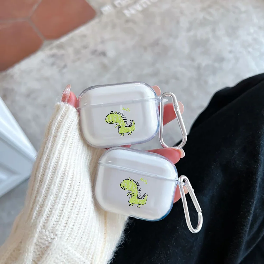 Funda protectora suave de TPU para auriculares Airpods 4, funda para Apple Airpods Pro 3 2 1 Airpods4, parachoques pintado con animales a prueba de golpes - imagen 2