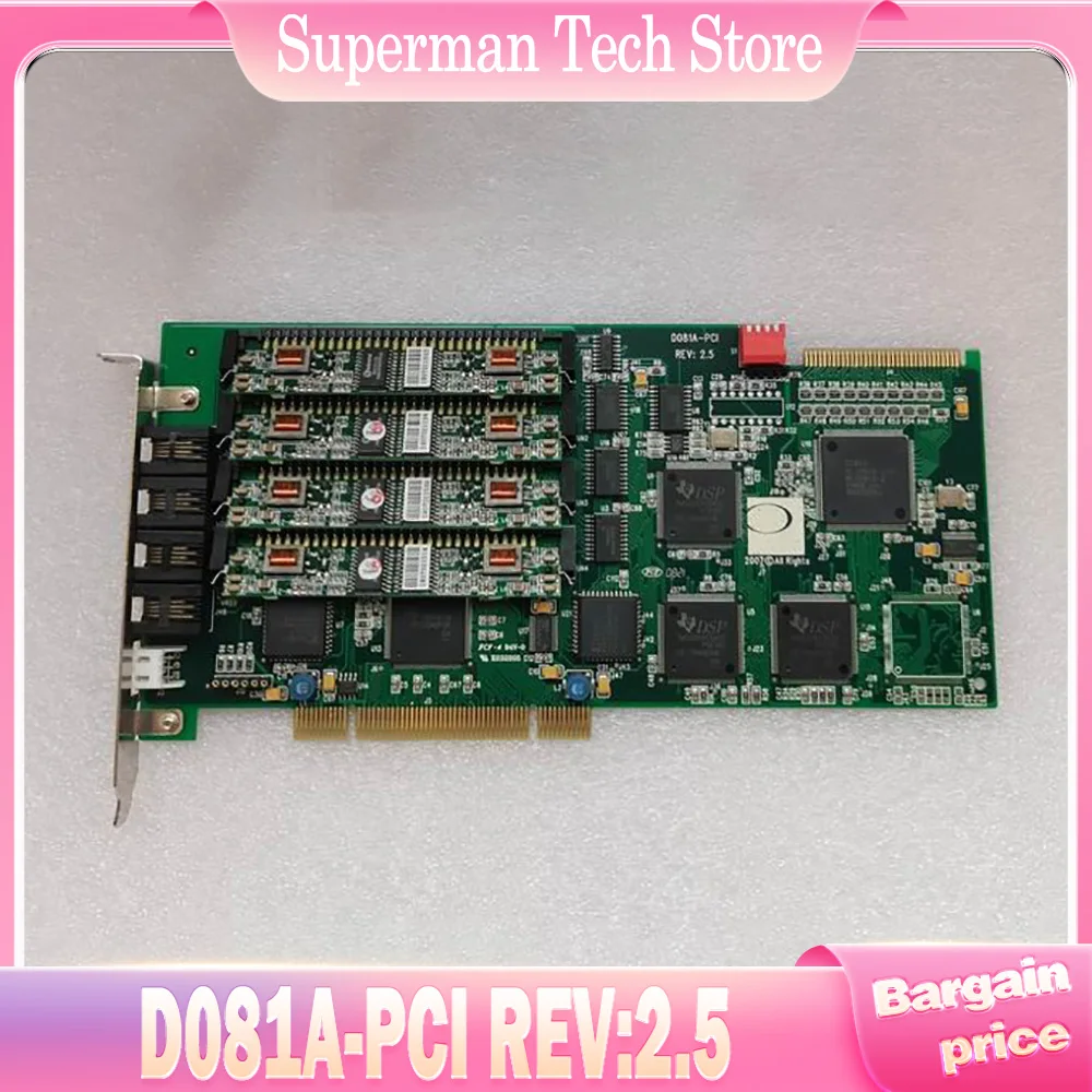 D081A-PCI REV:2.5 DONJIN-DN081A-4F casete de voz cuatro módulos interruptor sensor de señal de control - imagen 2