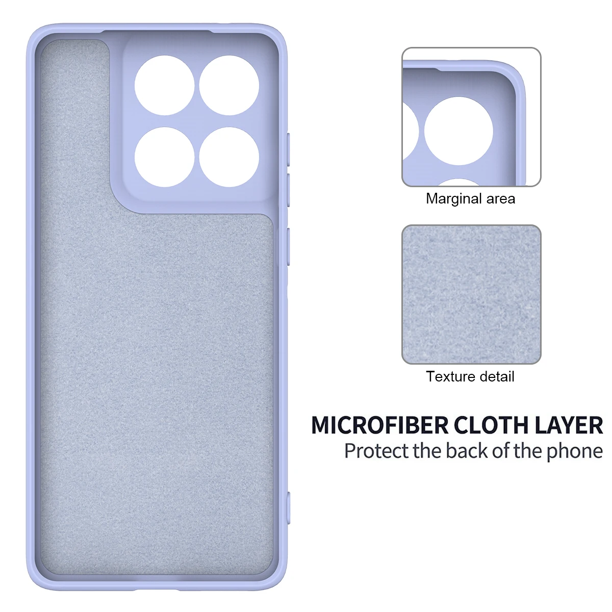 Funda de silicona para Motorola Edge60 Fusion, funda suave ultrafina anticaída con sensación de piel para Moto Edge 60Fusion, parachoques a prueba de golpes - imagen 5