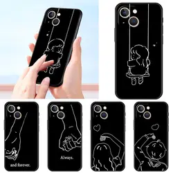 Funda silicona iPhone 16 Pro Max – Lujo dibujo sol y luna