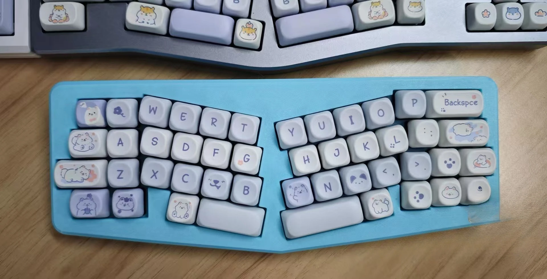 Blue keyboard