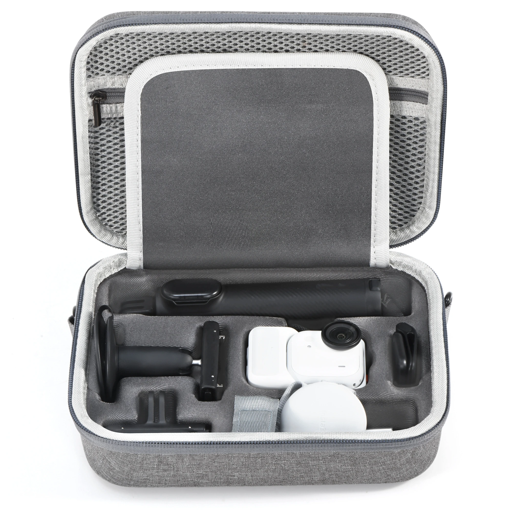 Funda de bolso de hombro para accesorios de cámara Insta360 Go Ultra, funda de nailon, bolsa de almacenamiento de gran capacidad para accesorios Insta360Go Ultra