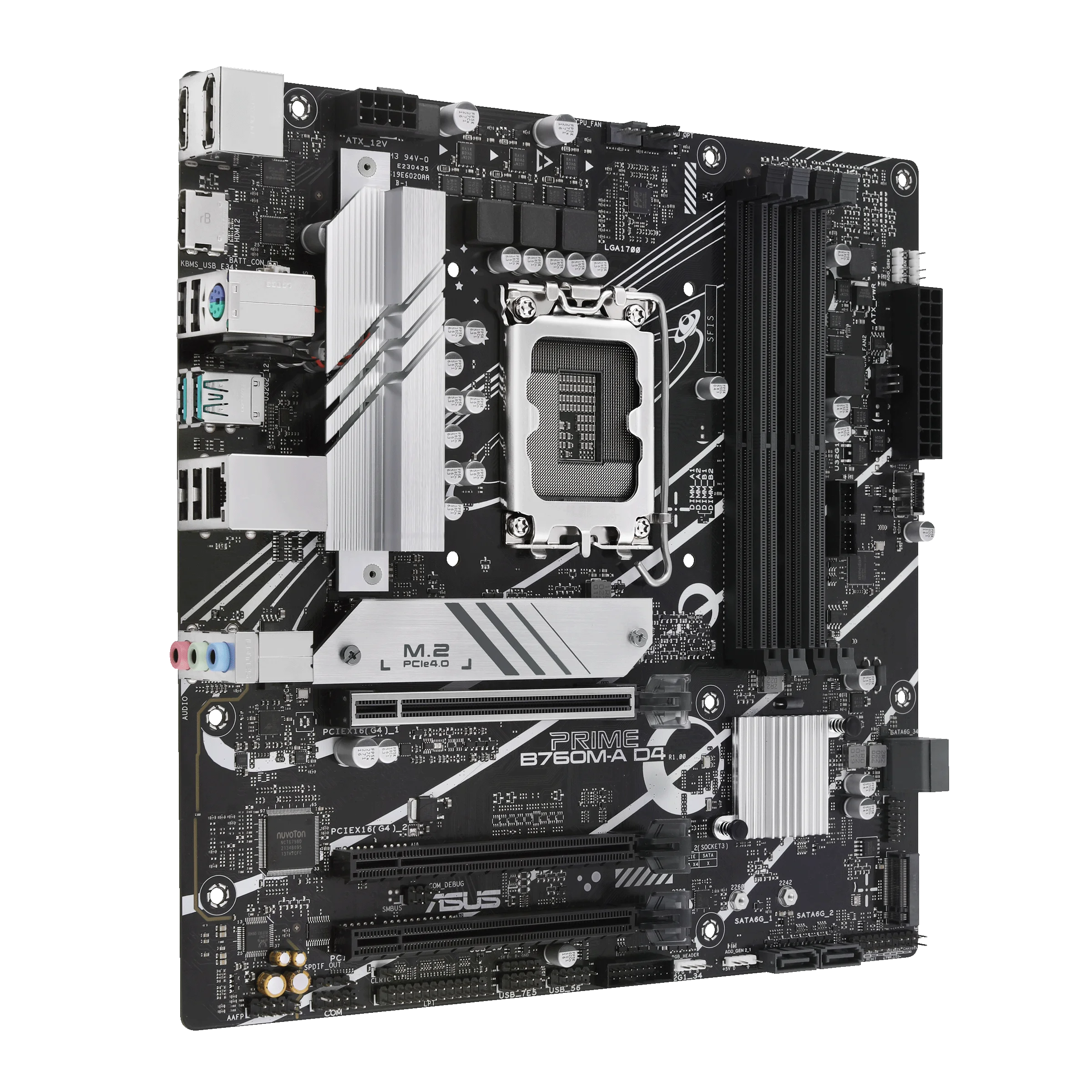 Placa base ASUS PRIME B760M-A D4 Intel B760 LGA1700 DDR4 128GB M.2 mATX compatible con CPU I9-14900 i9-13900 i5-12600 i9-12900 - imagen 4
