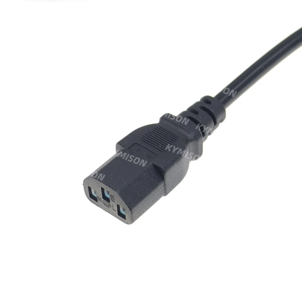 Cable de alimentación estándar de la India, enchufe adaptador tipo D a Cables de alimentación para hervidor IEC320 C13, Cable de alimentaciónISI, 110 ~ 250VAC 10 ~ 15A 1,5 m - imagen 5