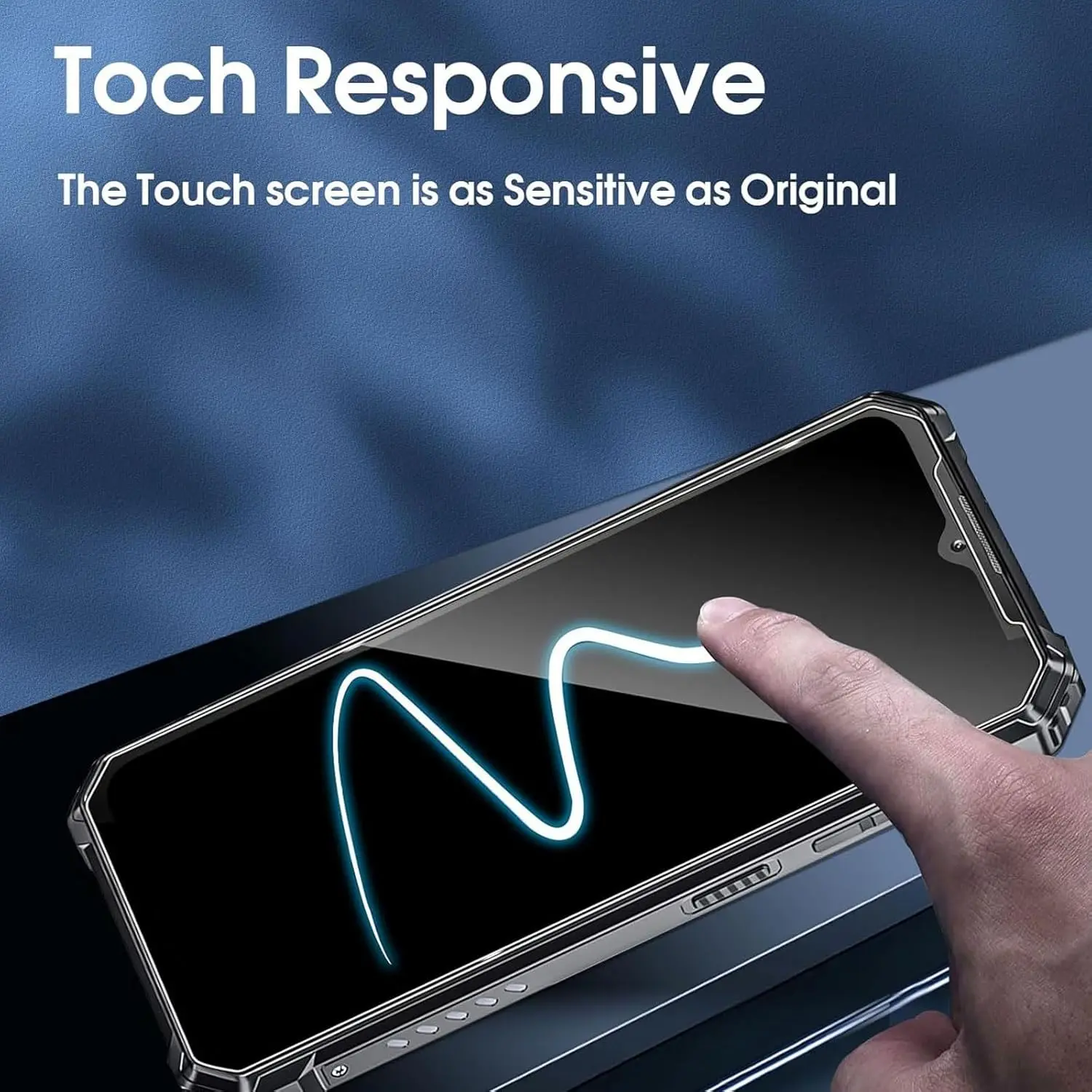 Cubierta protectora de vidrio para HOTWAV Hyper 7 Pro Protector de pantalla de vidrio templado para película de teléfono Hotwav Cyber15 - imagen 4