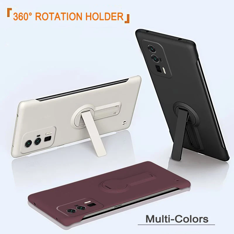 Funda de teléfono para Xiaomi Redmi 12 13 14C Redmi Note 11S 11 12 13 14 Pro Plus, Protector fino sin marco con soporte giratorio - imagen 2