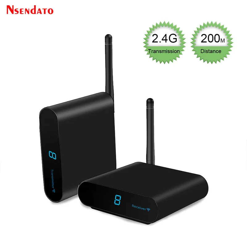 Transmisor Receptor AV Inalámbrico 2.4G Measy AV220 200m - imagen 2