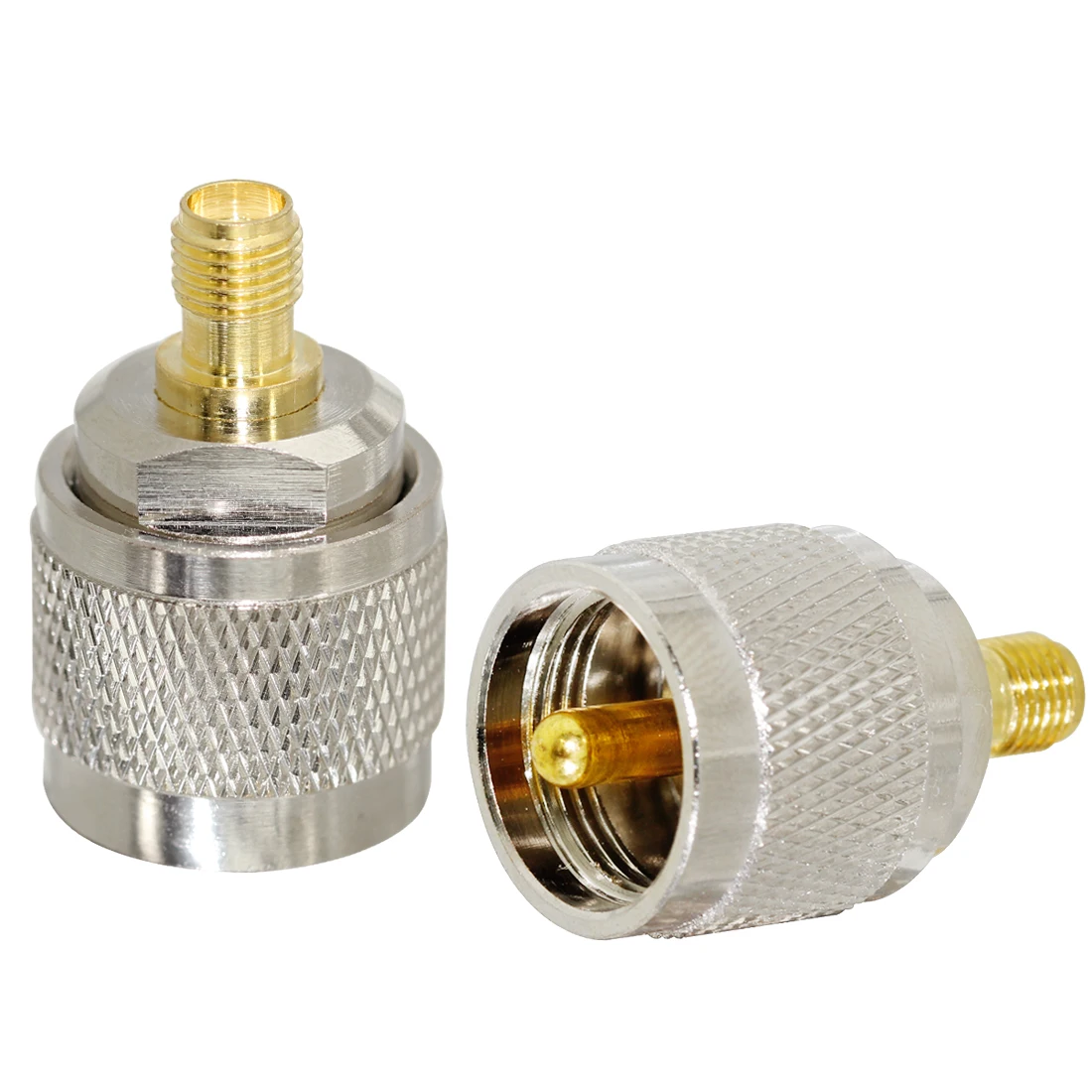 Adaptador Coaxial UHF SO239 PL259 a SMA, conector macho y hembra, terminales de cable, latón recto, 50ohm, 1 unidad - imagen 5