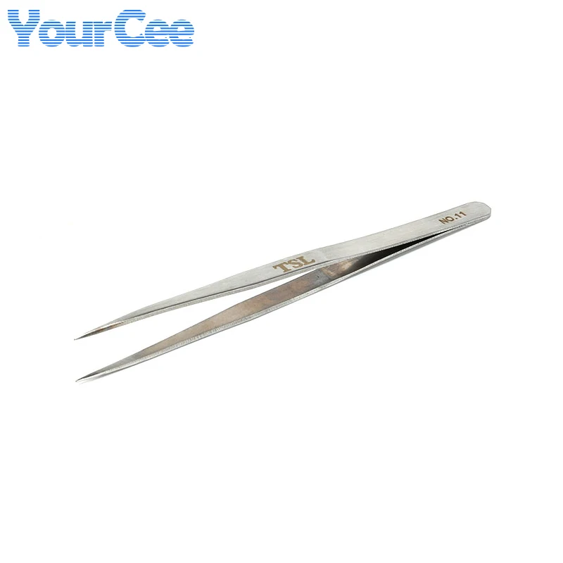 Pinzas de acero inoxidable TSL, pinzas de componente de punta de aguja para herramienta NO-10 NO-11 NO-12 NO-13 NO-14 NO-15 tipo - imagen 2