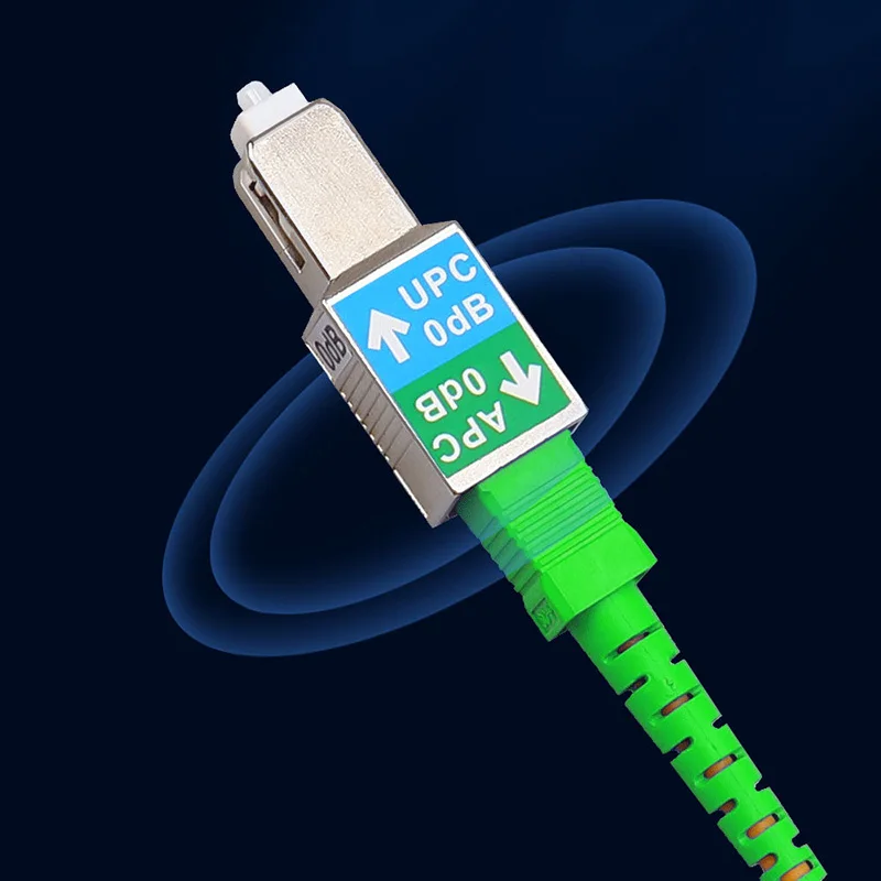 Convertidor de fibra óptica 0dB SC/UPC macho a SC/APC hembra conector de fibra óptica conversión mutua adaptador UPCAPC de medios Ethernet - imagen 3