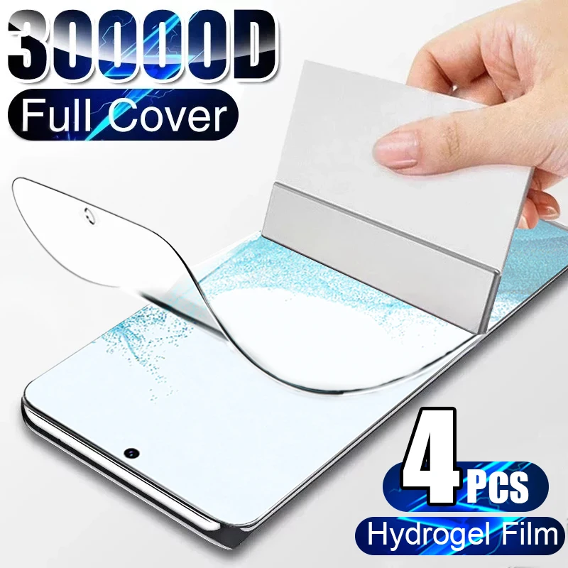 4 Uds película de hidrogel para Vivo Y53t Y55t Y58 Y56 Vivo Y78m Y78 Plus T1 5G HD Protector de pantalla - imagen 2