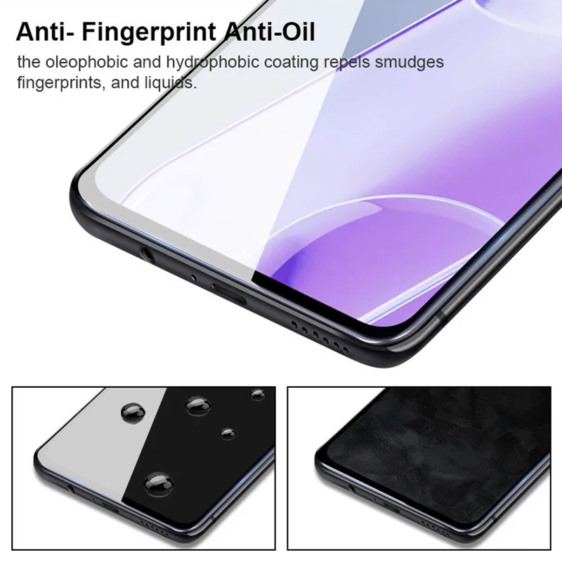 Protector de pantalla de vidrio templado de cubierta completa para Oneplus 11 9 10 8 Pro vidrio curvo Oneplus 10T Nord 2 7 8T 9 9R 9rt 7t ACE Pro - imagen 2