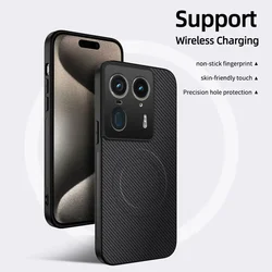 Funda Magnética Fibra de Carbono Motorola Edge 50 Neo y Fusion
